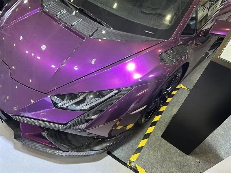 Matte Dry Carbon Fiber Front Fender, Suitable for 14-19 Huracan LP610-4 and LP580-2 Two Door Coupe Style Ventilated Fenders
